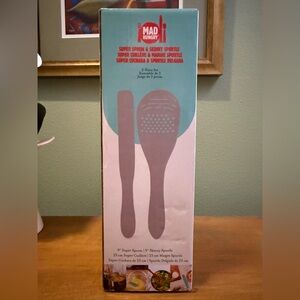 Mad Hungry 2-piece silicone Super Spoon & Skinny Spurtle set - NIB